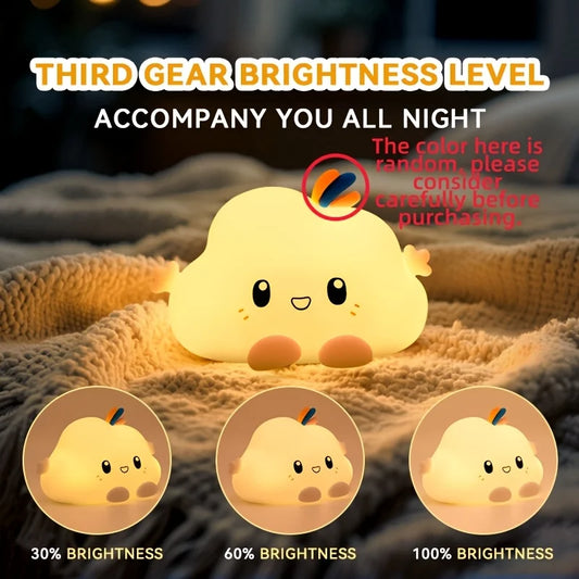 Cloud Night Light,Touch-Control Dimming, Charging & Timing ,For Home Decor, Perfect Gift Choice