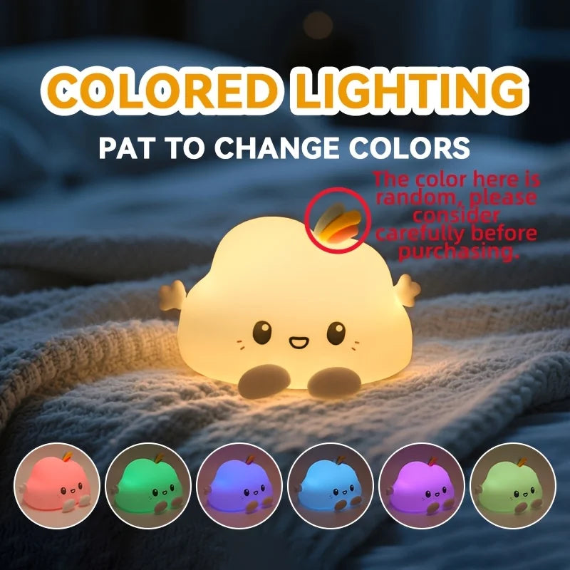 Cloud Night Light,Touch-Control Dimming, Charging & Timing ,For Home Decor, Perfect Gift Choice