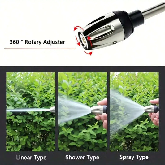 High-Pressure Car Wash Nozzle With Foam Tank Multi-Function Water Gun For Motorcycle Home Garden