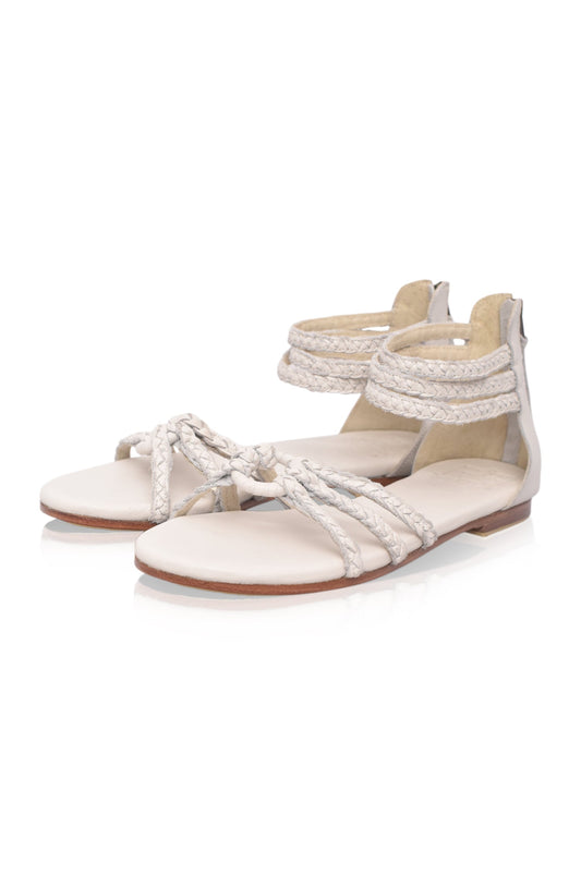 All Aboard Braided Leather Sandals