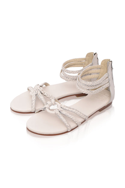All Aboard Braided Leather Sandals