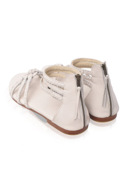 All Aboard Braided Leather Sandals