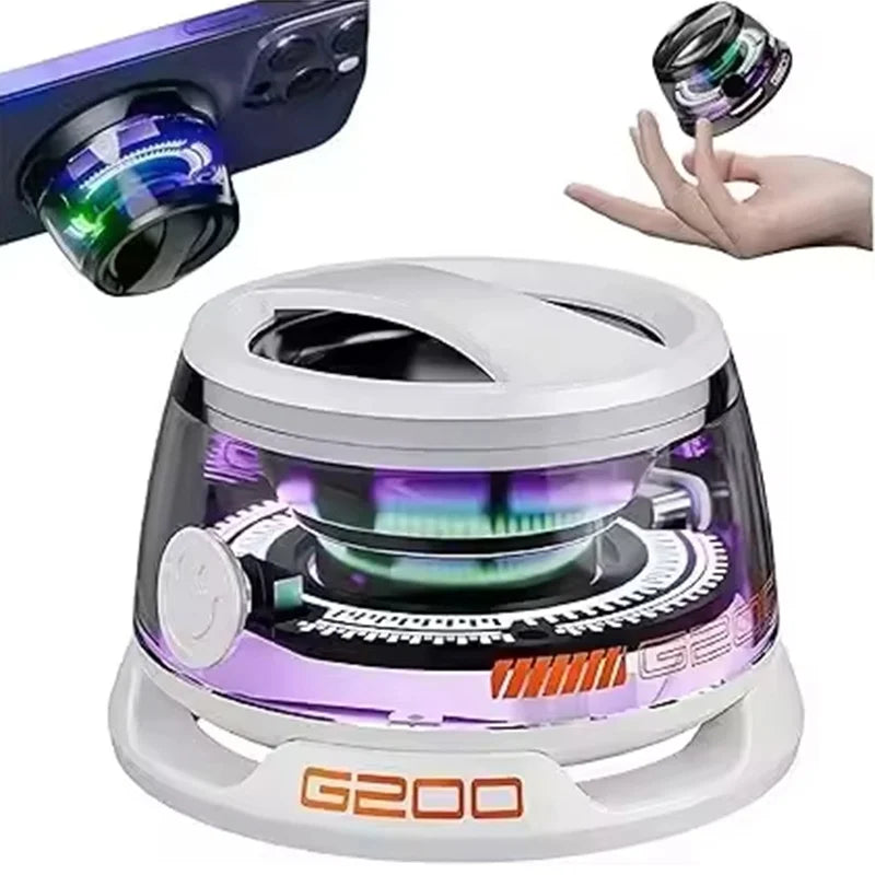 Mini Stereo Speaker Bluetooth Wireless With RGB Lighting Magnetic Base Travel Phone Holder For iPhone/Xiaomi/Huawei/PC/MacBook
