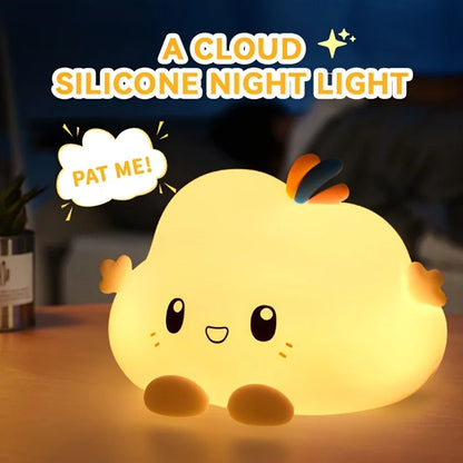 Cloud Night Light,Touch-Control Dimming, Charging & Timing ,For Home Decor, Perfect Gift Choice