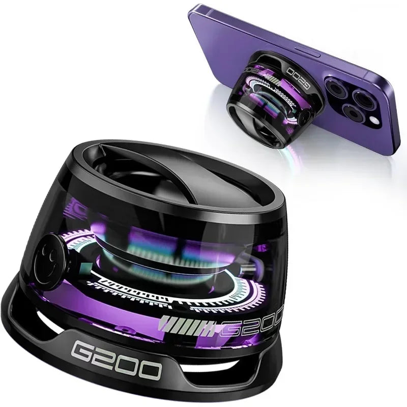 Portable Bluetooth Speaker Magnetic Mini Sound Box G200 with RGB Light Bluetooth Wireless Outdoor Speaker for Travel Must Have