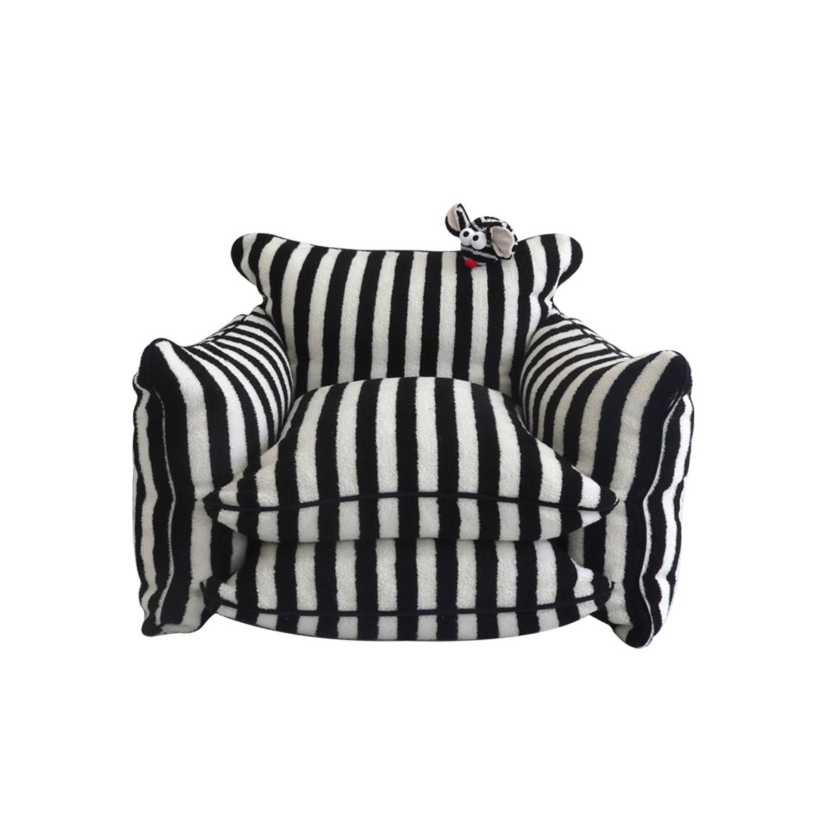 Playful Mind Striped Lazy Sofa Chair